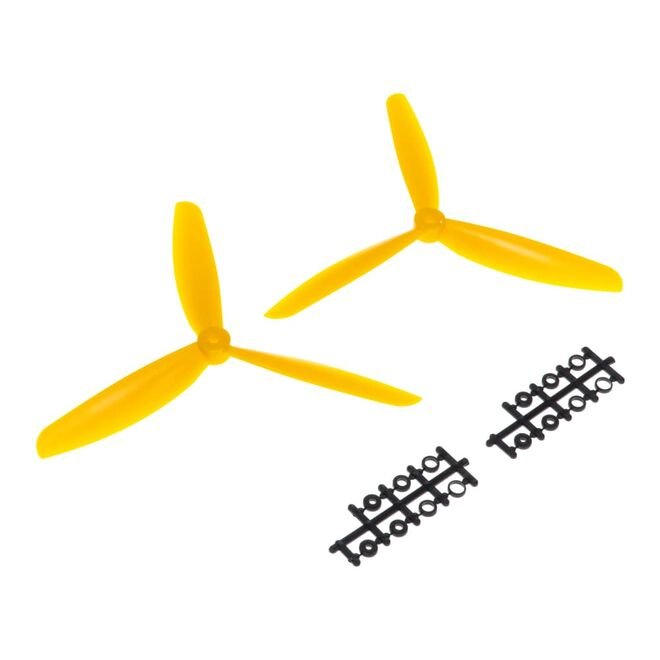 09X45 3-blade Propeller - CW & CCW - Yellow