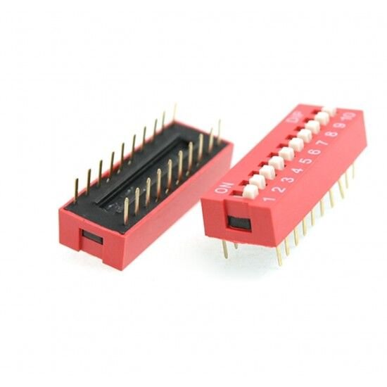 10 Dip Switches
