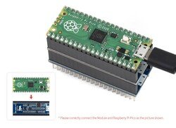 10-DOF IMU Sensor Module for Raspberry Pi Pico, Onboard ICM20948 and LPS22HB Chip - Thumbnail