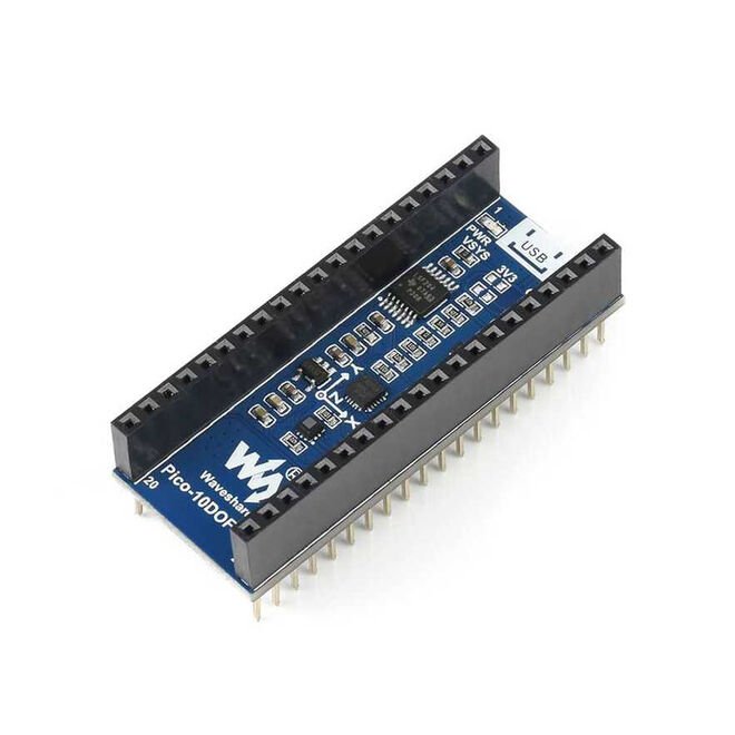 10-DOF IMU Sensör Modülü (Raspberry Pi Pico - ICM20948 ve LPS22HB Çip)
