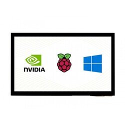 Raspberry Pi - Jetson Nano - PC için 10.1inç Kapasitif Dokunmatik LCD (E) Ekran Modülü - 1024×600 Piksel HDMI - IPS Tam Lamine Ekran - Thumbnail
