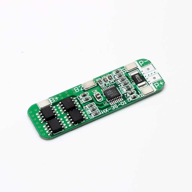 6A-10A 18650 Lithium Battery Protection Board - 11.1V 12.6V (Over Charge - Discharge and Over Current Protection)