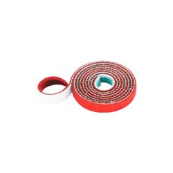 10mm Wide Velcro (loops & hooks integrated) 1 Meter - Red - Thumbnail