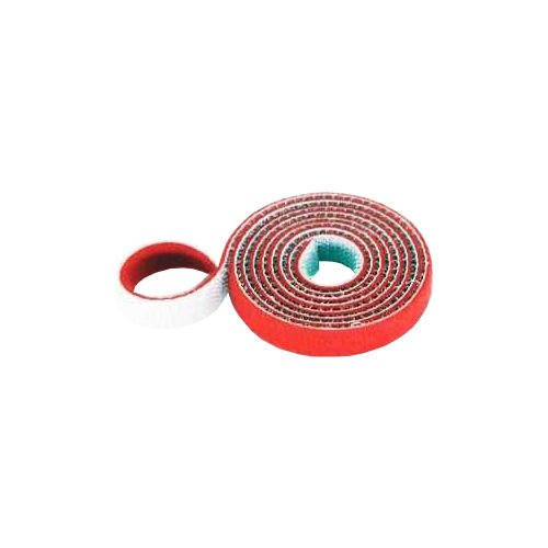 10mm Wide Velcro (loops & hooks integrated) 1 Meter - Red