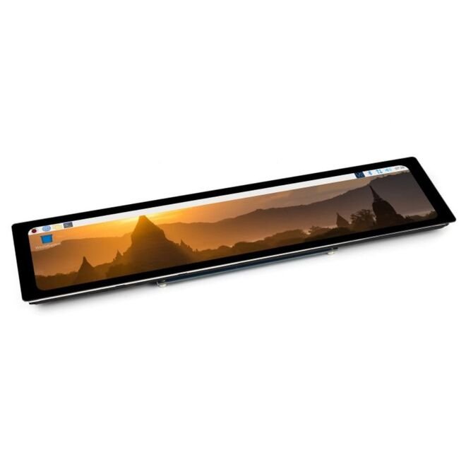 11.9inch Capacitive Touch LCD Display Module - 320×1480 Pixel HDMI IPS Toughened Hard Glass Cover