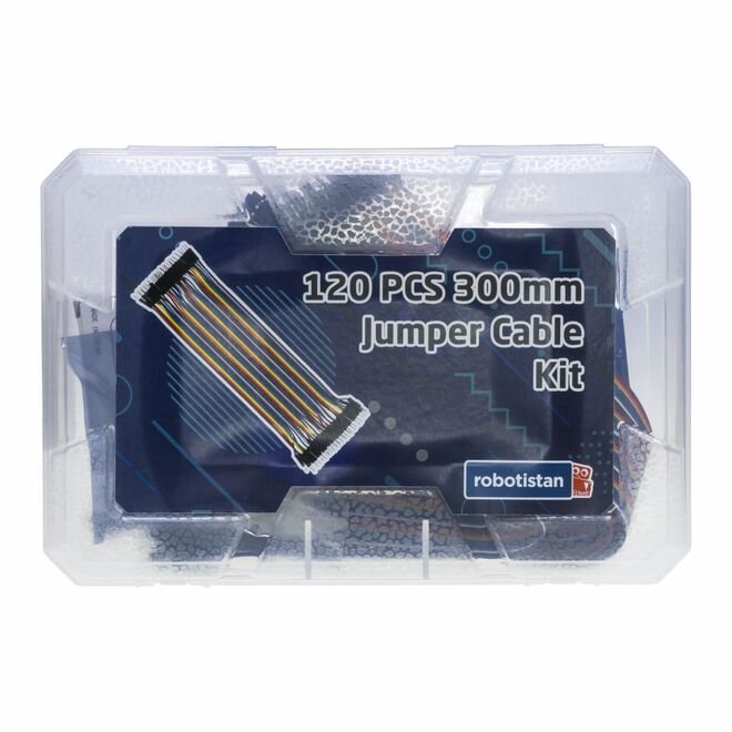 120 Pieces 300 mm Jumper Cable Set