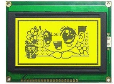 128x64 Grafik LCD, Yeşil Üzerine Siyah 