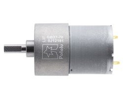 12V 37mm 150 Rpm 70:1 DC Gearmotor - Thumbnail