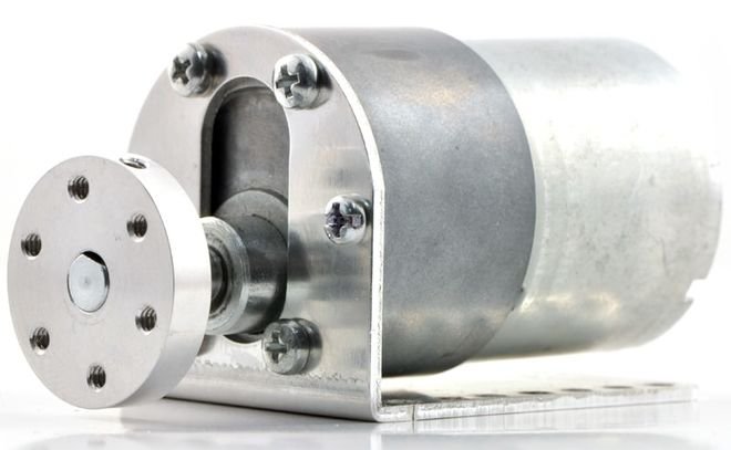 12 V 37 mm 200 RPM 50:1 Redüktörlü DC Motor
