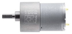 12 V 37 mm 200 RPM 50:1 Redüktörlü DC Motor - Thumbnail