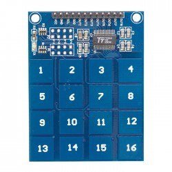 16 Buttons Touch Keypad - Capacitive Buttons - Thumbnail