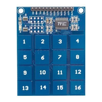 16 Buttons Touch Keypad - Capacitive Buttons