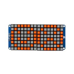 16x8 1.2" I2C LED Matrix (Bright Orange) - Thumbnail