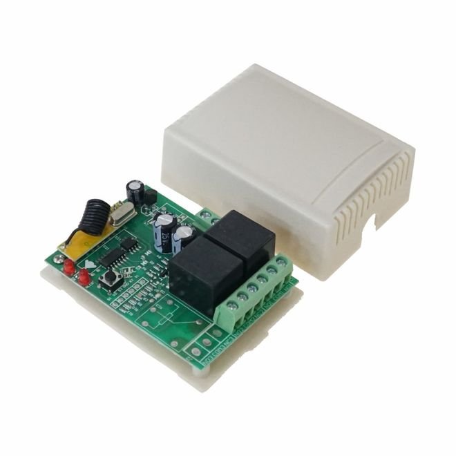 2 Channel 433 MHz Wireless RF Relay Board with Receiver - in Box