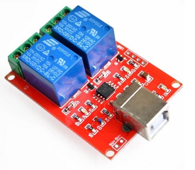 2 Channel 5 V Relay Module - USB Interface