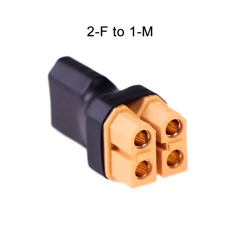 2 Female to 1 Male Converter XT60 Connector - Thumbnail