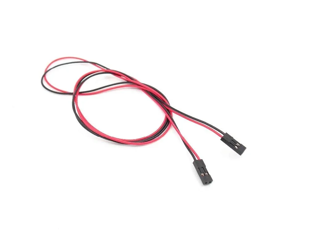 2 Pin Female-Female Jumper Cable 70cm - Thumbnail