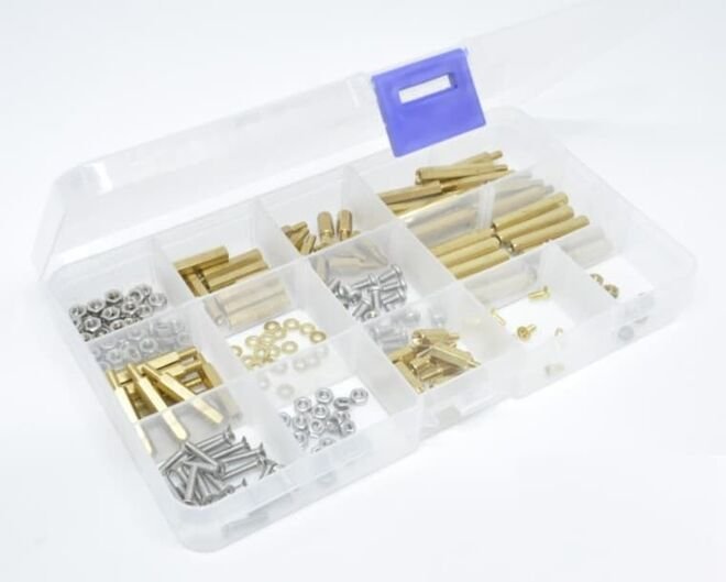 200 Pieces Screw Set - Boxed with Compartment