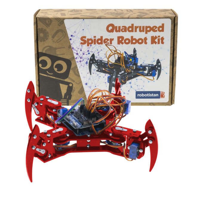 Discovery Serisi Örümcek Robot - Kırmızı Örümcek