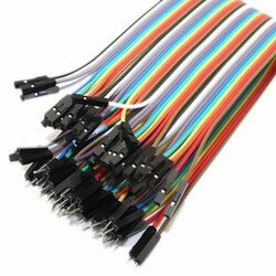 20cm 40 Pin M-F Jumper Wires - Thumbnail