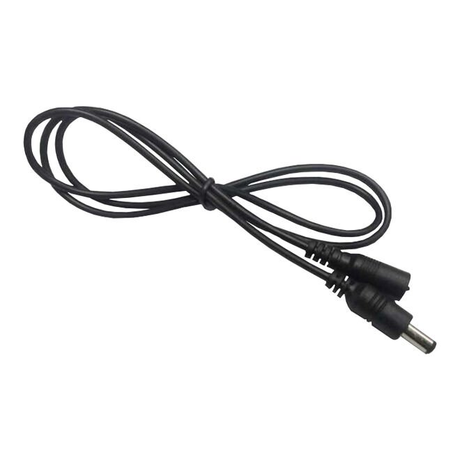 2.1mm female/male barrel jack extension cable - 1m