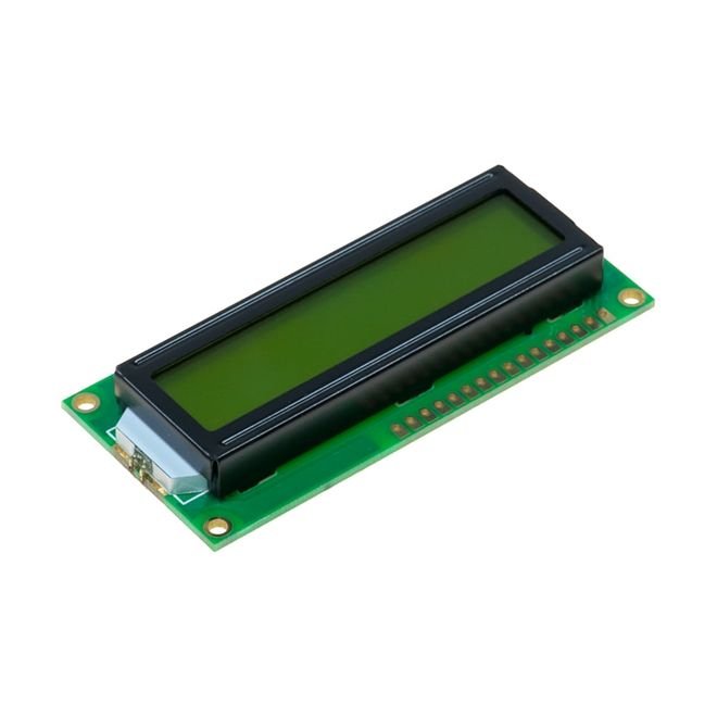 2x16 LCD Screen - Black Over Green - TC1602A