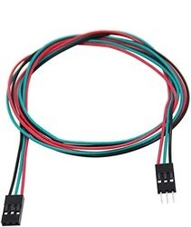 3 Pin Male-Female Jumper Cable 70cm - Thumbnail