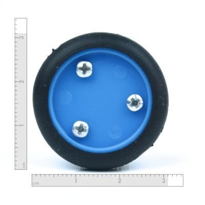 30x8 mm Mavi Renk Geçmeli Tekerlek Seti