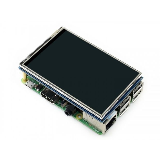 WaveShare 3.5 Inch Rezistif Dokunmatik LCD Ekran - 480x320 (B)