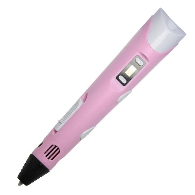3D Pen V2 Pink Color (Colored Filament Set with Gift)