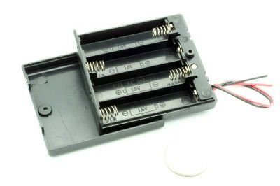 4-AA Battery Housing (Covered and Switched)