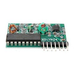 4 Channel 315Mhz RF Wireless Control Module, Transmitter + Receiver - Thumbnail