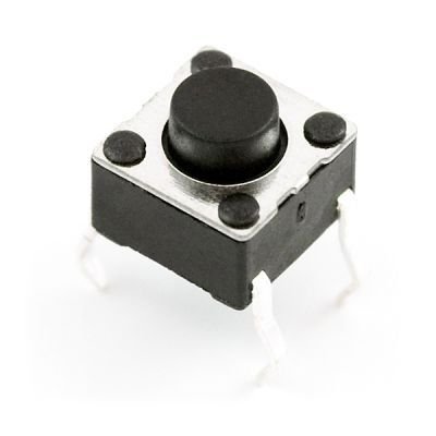 4 Pin Push Button - Black (6x6x5mm)