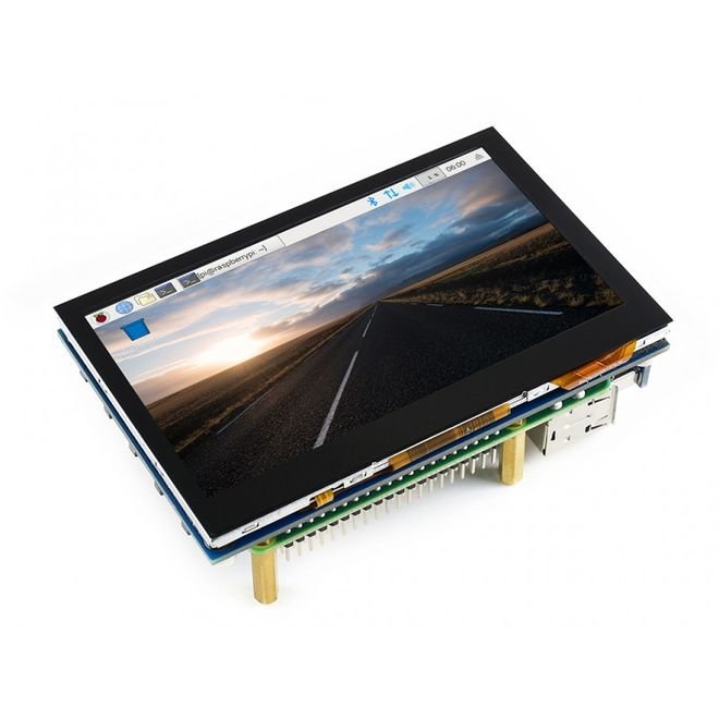 WaveShare 4.3 Inch HDMI Kapasitif Dokunmatik LCD - 800x480 (B)