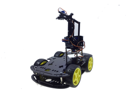 4WD Robotic Arm Pro Platform Compatible with Arduino - Thumbnail