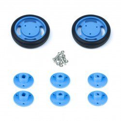 50x11mm Blue Wheel Set - Thumbnail