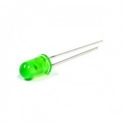 5 mm Yeşil Led Paketi - 10 Adet - Thumbnail