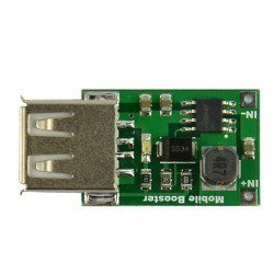 5 V 1200 mA USB Çıkışı Voltaj Yükseltici Regülatör Kartı - Step Up - Thumbnail