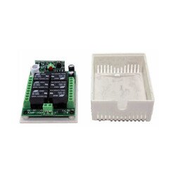 6 Channel 433 MHz Wireless RF Relay Board with Receiver - in Box - Thumbnail