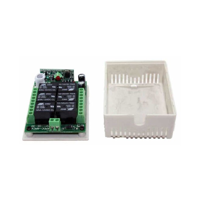 6 Channel 433 MHz Wireless RF Relay Board with Receiver - in Box