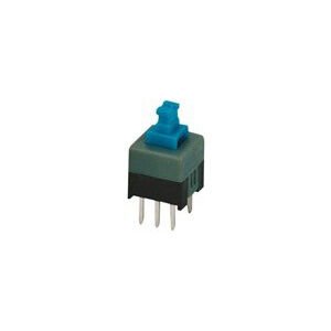 6 Pin Toggle ON OFF Switch - Blue (8x8mm)