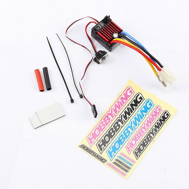 60 A 2S-3S Hobbywing New Quicrun 1/10 RC Car Brushed Motor ESC