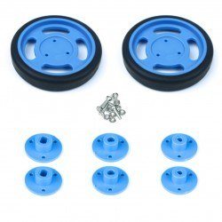 60x11mm Blue Wheel Set - Thumbnail