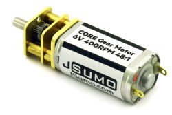 6V 400 RPM Jsumo Core DC Motor - Yüksek Torklu - Thumbnail