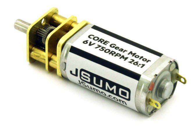 6V 750 RPM Jsumo Core DC Motor - Yüksek Torklu