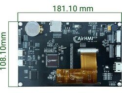 7inch Resistive Touch Industry HMI Screen - Thumbnail