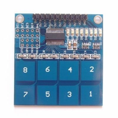 8 Buttons Touch Keypad - Capacitive Buttons