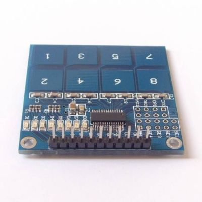 8 Buttons Touch Keypad - Capacitive Buttons