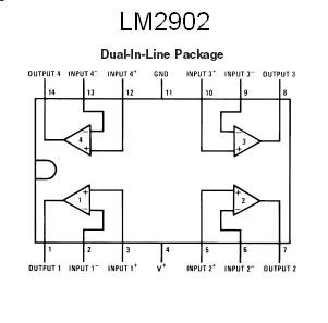 lm2902 - so14 entegre pin dizilimi