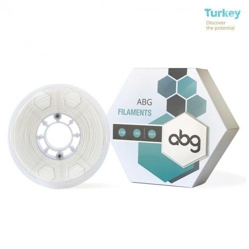 ABG 1.75 mm White ABS Filament